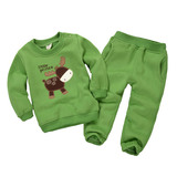 儿童套装秋冬婴儿装童装卫衣男童女童宝宝运动运动minizone包邮