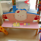 幼儿园儿童高档休闲凳椅木质沙发椅造型休闲椅卡通长椅猫咪兔仔