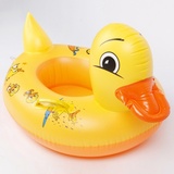 宝宝坐圈奇彩贝正品游泳圈 加厚充气儿童船 可爱动物小鸭子浮圈