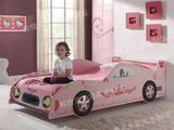 【赛车】【女孩房】创意造型家具定制汽车床儿童实木床