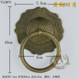 新中式把手纯铜门环仿古拉手大门拉环4个款式大门把手实心圆环