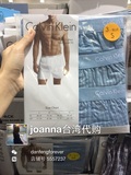 台湾直邮Calvin Klein 3条装男士内裤 纯棉 平角裤 四角内裤