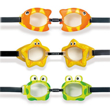 原装正品INTEX儿童卡通泳镜 潜水泳镜 泳具 游泳眼镜 3-8岁用