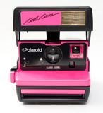 宝丽来 polaroid一次成像拍立得COOLCAM艳粉色600相机箱说全包邮