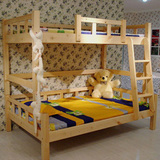 实木床 松木床 特价儿童床 上下铺床高低床子母床双层床送床垫