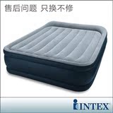 INTEX充气床垫双人家用气垫床加厚双层加高折叠便携充气床加宽