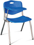 培训椅带写字板会议新闻椅子布艺坐垫电脑职员学生椅简约时尚现代