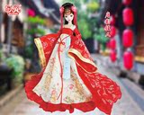 专柜正品可儿公主中国古装高档礼品女孩芭比娃娃唐韵佳人唐朝新娘