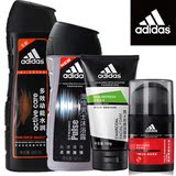 正品Adidas阿迪达斯男士控油保湿护肤套装洗面奶洗发水沐浴露面霜