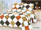 外贸原单床上用品韩国田园绗缝被四件套床盖床罩床裙床单被套包邮