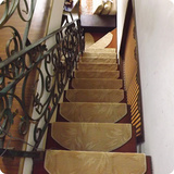 热卖!欧式方形楼梯地毯踏步垫 家用免胶自吸防滑垫 转角定制满铺