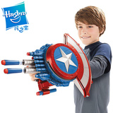 孩之宝 美国队长头盔 盾牌发射器钢铁侠战斗护甲男孩玩具包邮