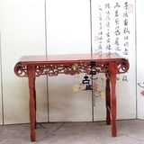 明清仿古实木家具中式古典条案琴桌翘头案圆头神台佛台供桌吧台