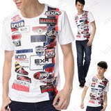 韩国EXR专柜正品男款短袖T恤 2013年夏季新款exr半袖T恤307Z3特价