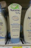 美国代购aveeno天然燕麦宝宝婴儿童护肤品身体乳润肤面霜227g乳液