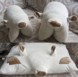 新款促销 创意小猪猪抱枕坐垫单人枕公仔 布娃娃毛绒玩具多变