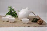 白瓷功夫茶具 整套 茶壶杯具日式创意唐山骨瓷器简约茶道骨质高档