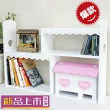 特价韩式桌面简易小书架创意 组合置物厨房收纳架 宜家书柜Tw06Ol