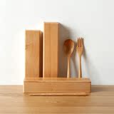 日式餐具套装实木原木色筷子勺子叉子环保便携带三件套组盒装