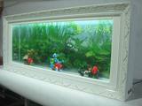欧式画框壁挂式生态水族箱、水族箱壁挂式玻璃鱼缸1.2米