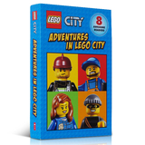 学乐分级儿童绘本 Adventures In Lego City 乐高城市冒险8册盒装
