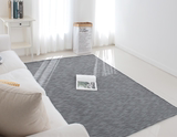 韩国代购卧室长方形地毯客厅茶几超大防滑纯色床边毯米色灰色棕色