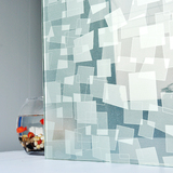 加厚 魔幻方块玻璃贴纸 磨砂玻璃贴膜 厨房浴室移门窗户防爆贴膜