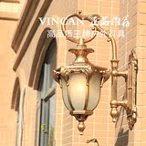 欧式复古美式现代简约户外防水壁灯庭院阳台客厅过道别墅中式壁灯