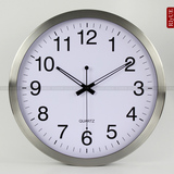 包邮14英寸静音客厅大挂钟创意家居石英钟简约电子钟现代欧式钟表