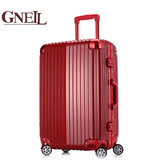 GNEIL全配色金属包角铝框拉杆箱万向轮登机旅行箱男女行李箱LA11