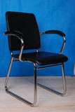 北京电镀钢管办公椅子 皮革坐面电脑椅 弓形椅 接待椅 折叠椅特价
