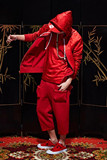 CLOT 陈冠希 Royale 丝绸系列 传统中国风 满版印花丝绸鱼尾短袖