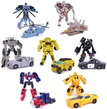 蒙巴迪正版迷你小变形玩具金刚专区大黄蜂模型汽车机器人变形飞机