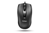 雅致黑Fuhlen富勒L102有线光电鼠标防爆耐用USB鼠标办公游戏影音