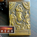 世界名画系列之西斯廷圣母大铜章上海造币有限公司珐琅彩纪念章