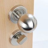 304不锈钢分体圆型门锁 室内门锁卧室房门球形锁 木门执手锁具