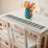 钢琴键盘88键装饰墙贴  儿童房卧室学校音乐教室钢琴指法练习贴画