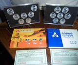 五福七贤 配5分硬币1986-1992年各一枚五分币 五谷丰登