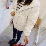 时尚潮流冬季女装韩版加厚保暖面包服棉袄连帽短款学生棉衣外套女