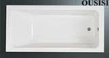 普通嵌入式浴缸工程浴缸亚克力浴缸1.5米1.7米浴缸无裙边K-1110