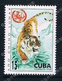CX0256古巴1998中国生肖戊寅虎年邮票1全新0608
