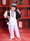 特价新款儿童回族舞蹈演出服新疆维吾尔族服装少数民族表演服装男