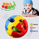 婴幼儿婴儿玩具牙胶手摇铃小孩0-3-4-5-6-12个月宝宝玩具 0-1岁半