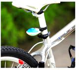 2013新款LED安全警示灯折叠自行车山地车飞碟尾灯坐管灯 骑行配件