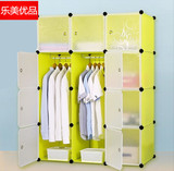 简易衣柜钢架组合收纳柜组装树脂折叠布艺柜子拆装塑料成人储物柜