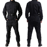 黑色保安职业套装工装制服户外军迷工作服作训服套装男特种兵包邮