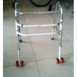 助行器不锈钢钢管轮助行器拐杖轮椅带轮助行器老人助步器康复残疾