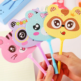 卡通动物扇子圆珠笔 六一儿童节礼品 可爱创意韩国文具学生用品