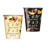 日本直邮布尔本bourbon牛奶巧克力/黑巧克力波浪纹薯片土豆片杯装