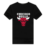 新款2016夏季公牛运动学生篮球罗斯男士短袖t恤8色圆领半袖
